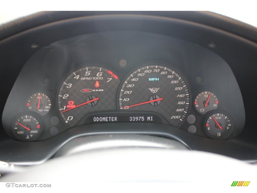 2002 Chevrolet Corvette Z06 Gauges Photo #54639510