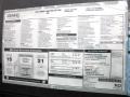 2012 GMC Sierra 1500 SLE Extended Cab 4x4 Window Sticker