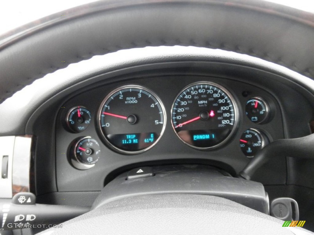 2012 GMC Sierra 3500HD Denali Crew Cab 4x4 Dually Gauges Photo #54639849