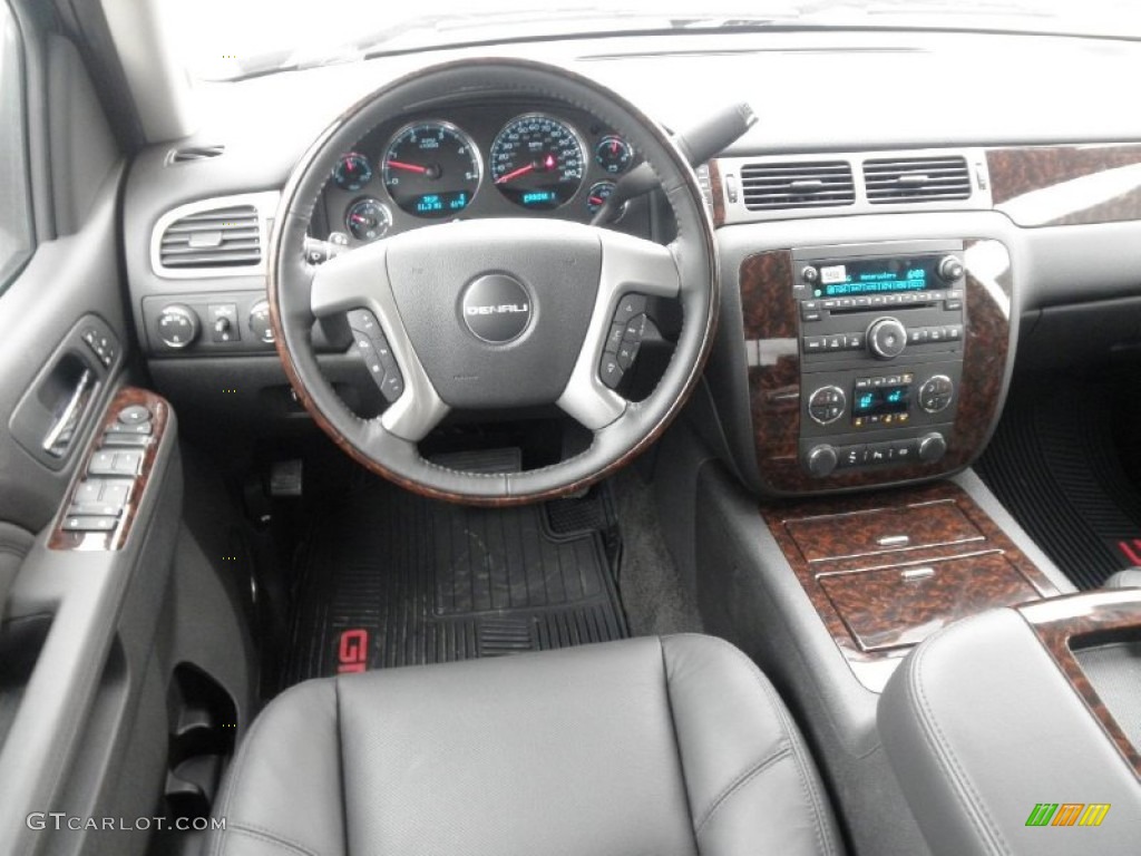 2012 GMC Sierra 3500HD Denali Crew Cab 4x4 Dually Ebony Dashboard Photo #54639873
