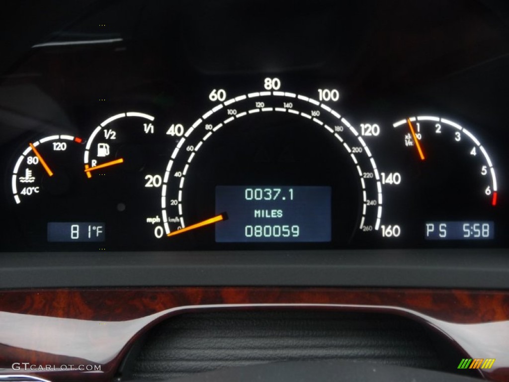 2003 Mercedes-Benz S 500 Sedan Gauges Photo #54639900