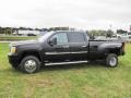 Onyx Black 2012 GMC Sierra 3500HD Denali Crew Cab 4x4 Dually Exterior
