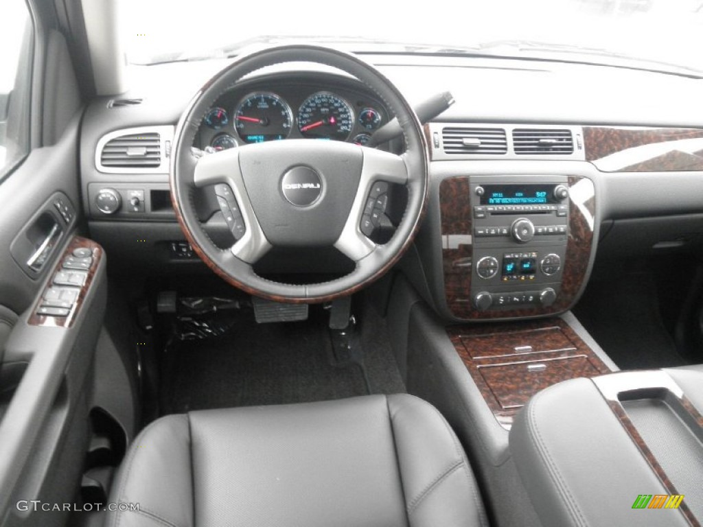 Ebony Interior 2012 GMC Sierra 1500 Denali Crew Cab 4x4 Photo #54640353