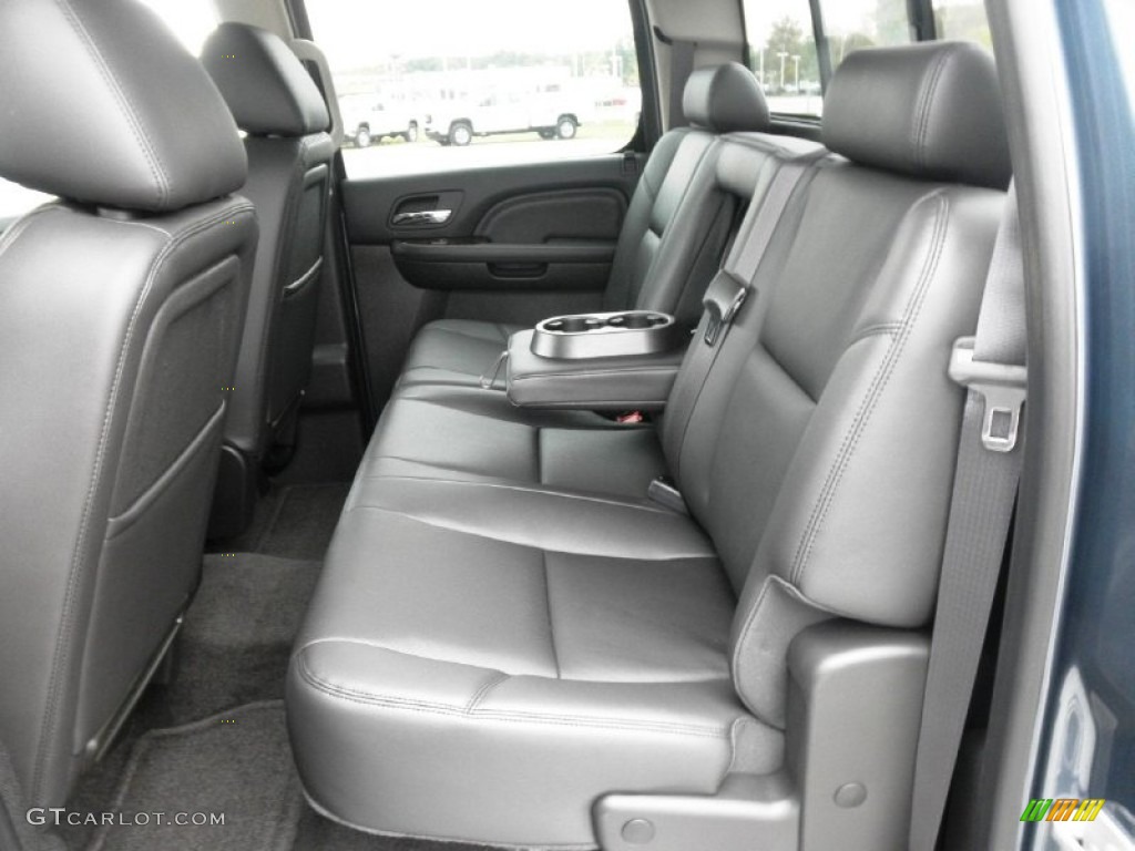 Ebony Interior 2012 GMC Sierra 1500 Denali Crew Cab 4x4 Photo #54640360