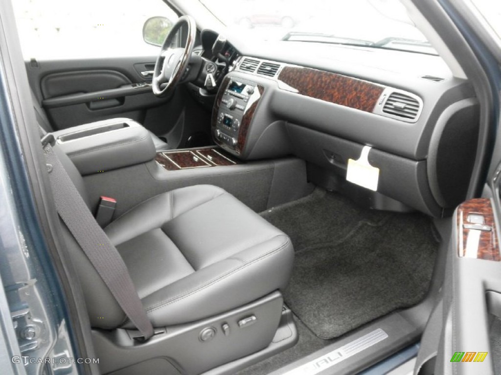 Ebony Interior 2012 GMC Sierra 1500 Denali Crew Cab 4x4 Photo #54640404