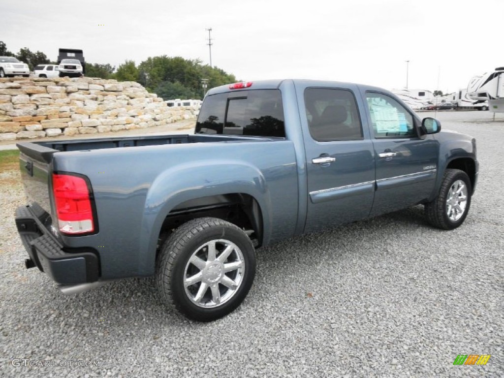 2012 Sierra 1500 Denali Crew Cab 4x4 - Stealth Gray Metallic / Ebony photo #24