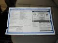 2012 Volkswagen Routan SEL Window Sticker