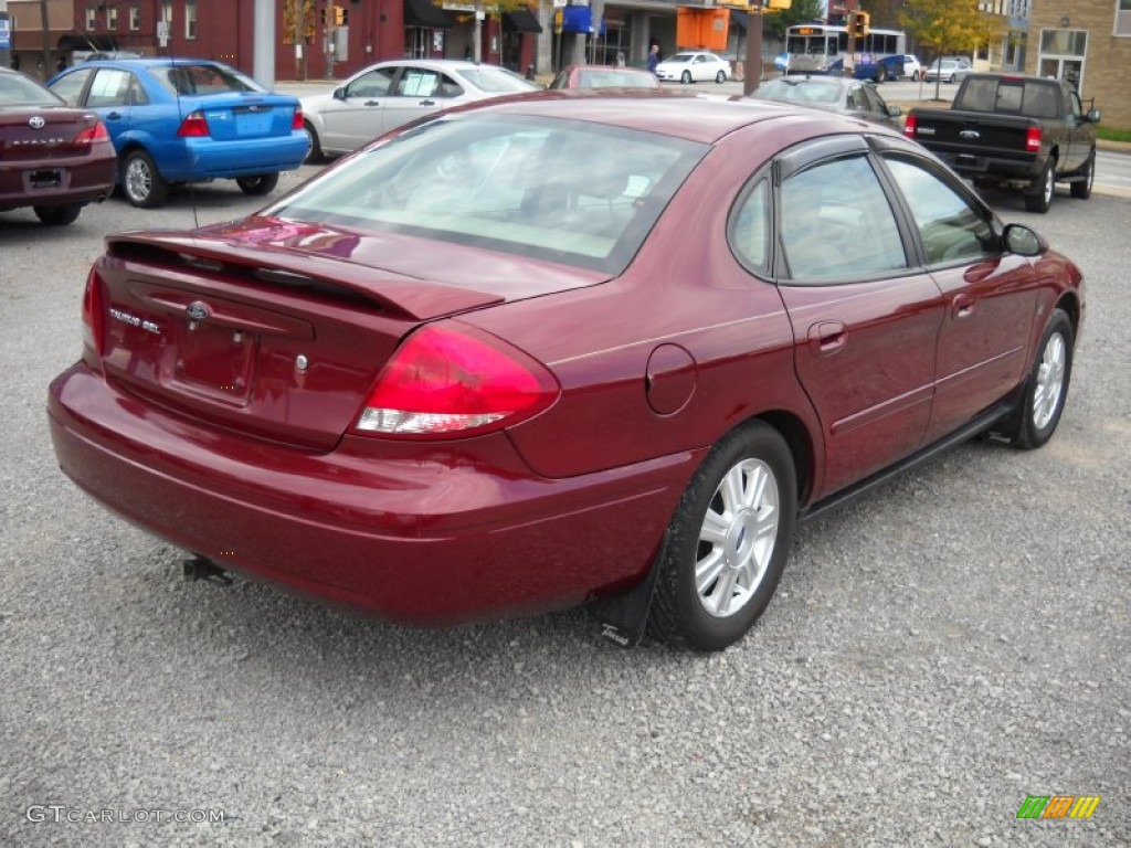 Merlot Pearl Clearcoat 2005 Ford Taurus SEL Exterior Photo #54641970
