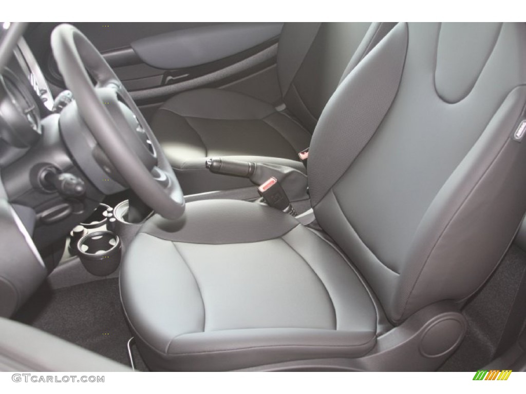 Carbon Black Interior 2012 Mini Cooper Hardtop Photo #54642099