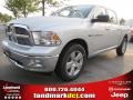 2012 Bright Silver Metallic Dodge Ram 1500 Big Horn Crew Cab  photo #1