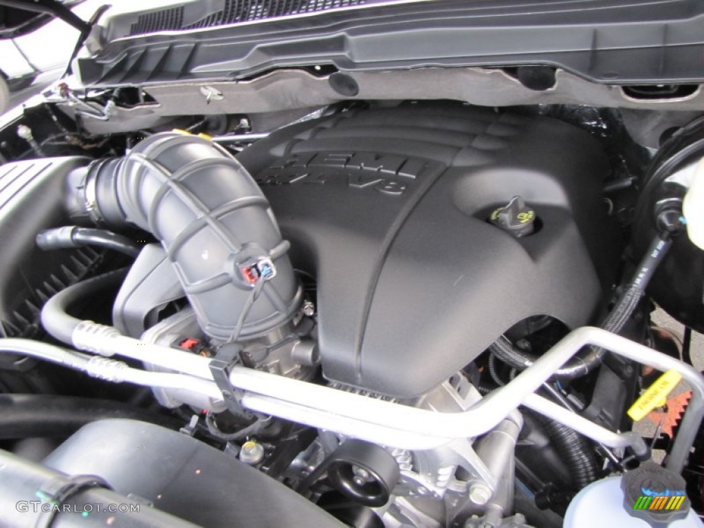 2012 Dodge Ram 1500 Big Horn Crew Cab 5.7 Liter HEMI OHV 16-Valve VVT MDS V8 Engine Photo #54643656