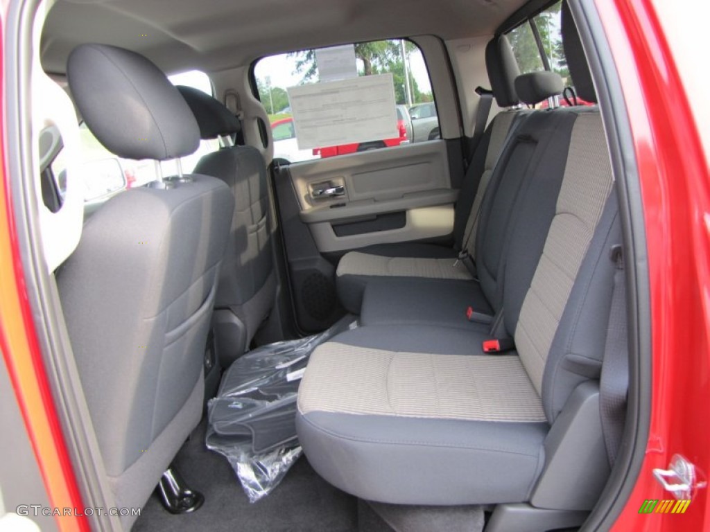 Dark Slate Gray/Medium Graystone Interior 2012 Dodge Ram 1500 Big Horn Crew Cab Photo #54643740