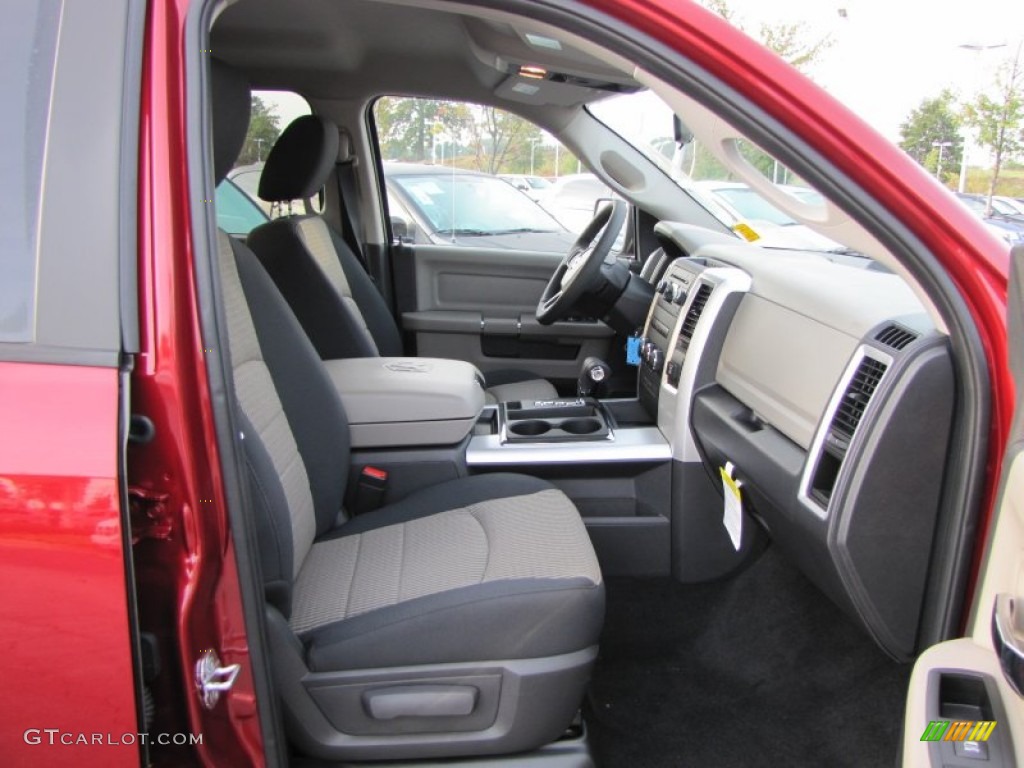 2012 Ram 1500 Big Horn Crew Cab - Deep Cherry Red Crystal Pearl / Dark Slate Gray/Medium Graystone photo #9