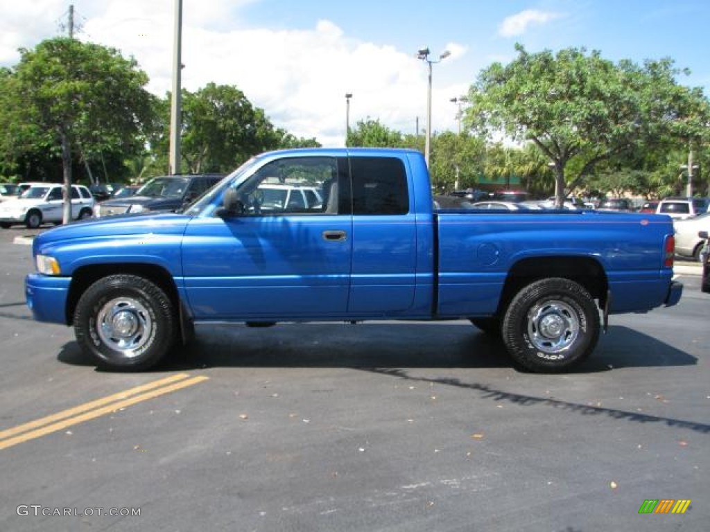 1999 Ram 2500 ST Extended Cab - Intense Blue Pearl / Mist Gray photo #6
