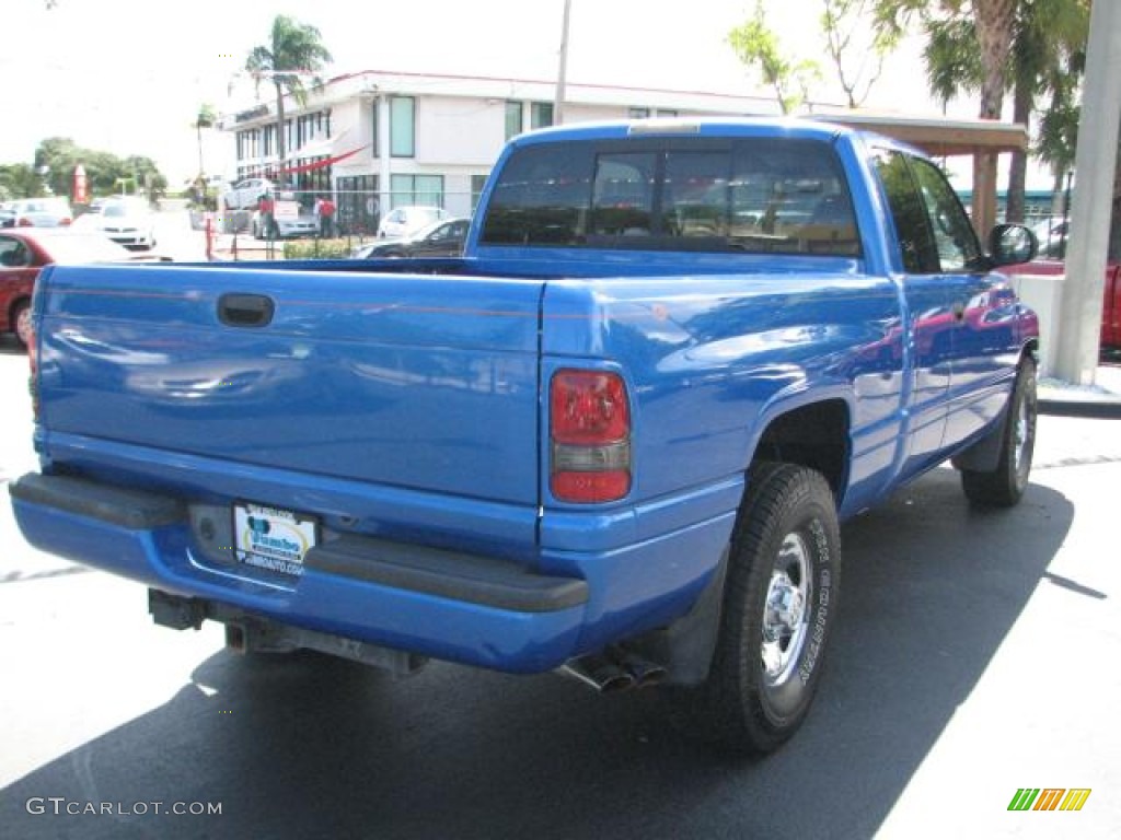 1999 Ram 2500 ST Extended Cab - Intense Blue Pearl / Mist Gray photo #9