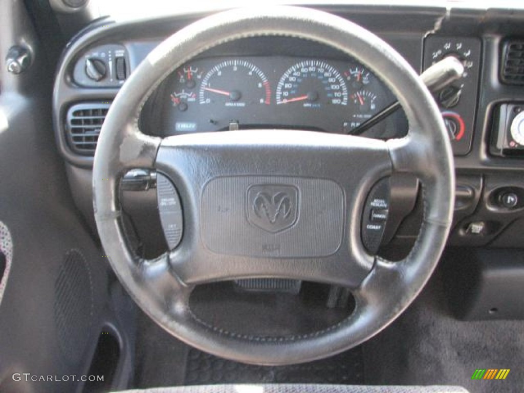 1999 Dodge Ram 2500 ST Extended Cab Mist Gray Steering Wheel Photo #54644115