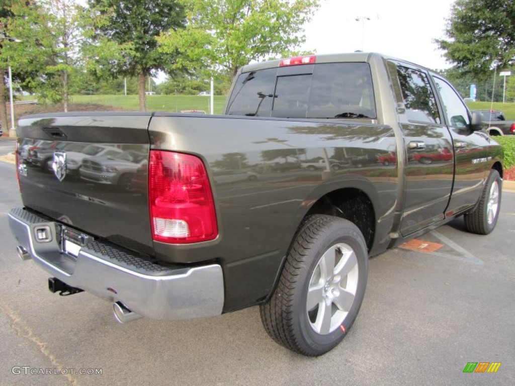 2012 Ram 1500 Big Horn Crew Cab - Sagebrush Pearl / Light Pebble Beige/Bark Brown photo #3