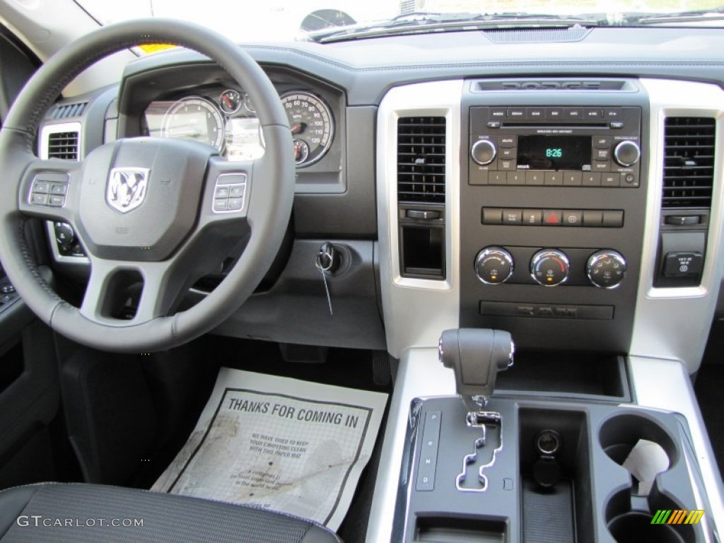 2012 Dodge Ram 1500 Sport Crew Cab Dark Slate Gray Dashboard Photo #54644346