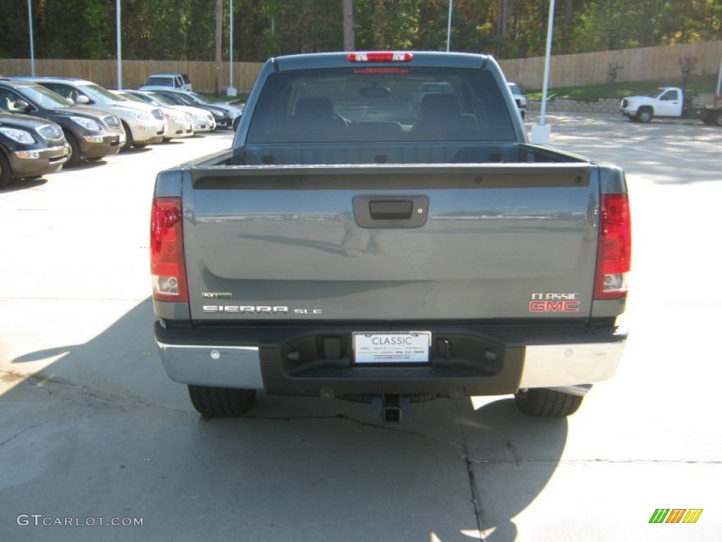 2012 Sierra 1500 SLE Crew Cab - Stealth Gray Metallic / Dark Titanium/Light Titanium photo #4