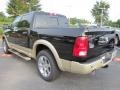 2012 Black Dodge Ram 1500 Laramie Longhorn Crew Cab  photo #2