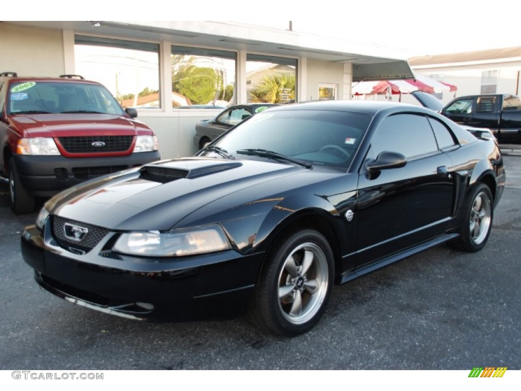 Black 2004 Ford Mustang GT Coupe Exterior Photo #54645873