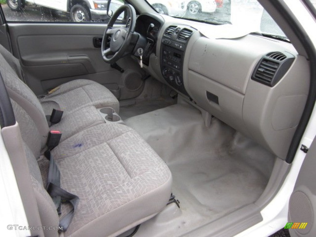 Medium Dark Pewter Interior 2005 Chevrolet Colorado Regular Cab 4x4 Photo #54645906