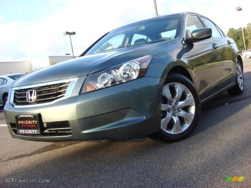 2010 Accord EX-L Sedan - Mystic Green Metallic / Gray photo #1