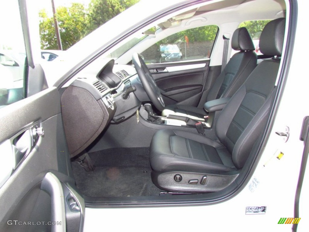 Titan Black Interior 2012 Volkswagen Passat TDI SE Photo #54647277