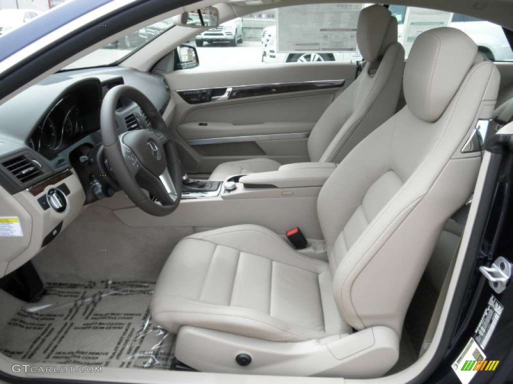 Almond/Mocha Interior 2012 Mercedes-Benz E 350 Coupe Photo #54647814