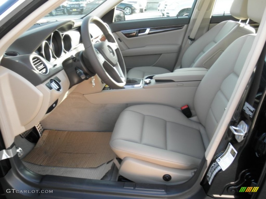 Almond Beige/Mocha Interior 2012 Mercedes-Benz C 250 Sport Photo #54648003