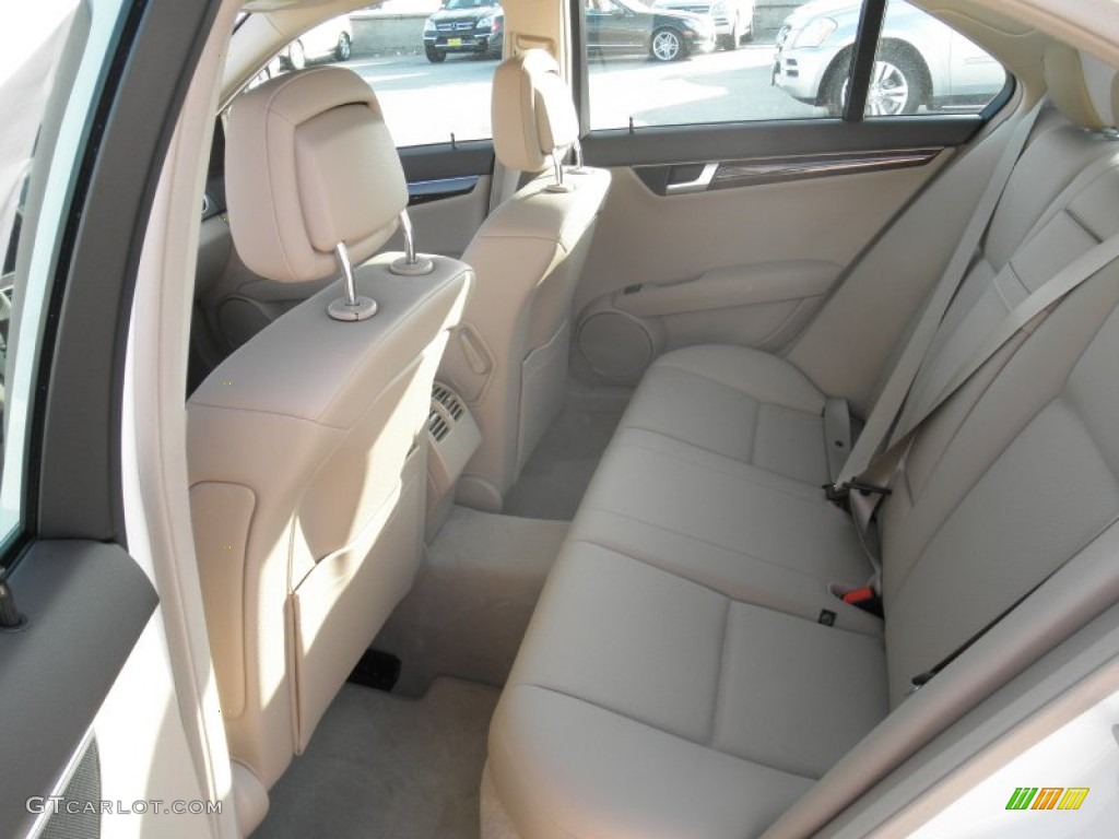 Almond Beige/Mocha Interior 2012 Mercedes-Benz C 250 Sport Photo #54648102