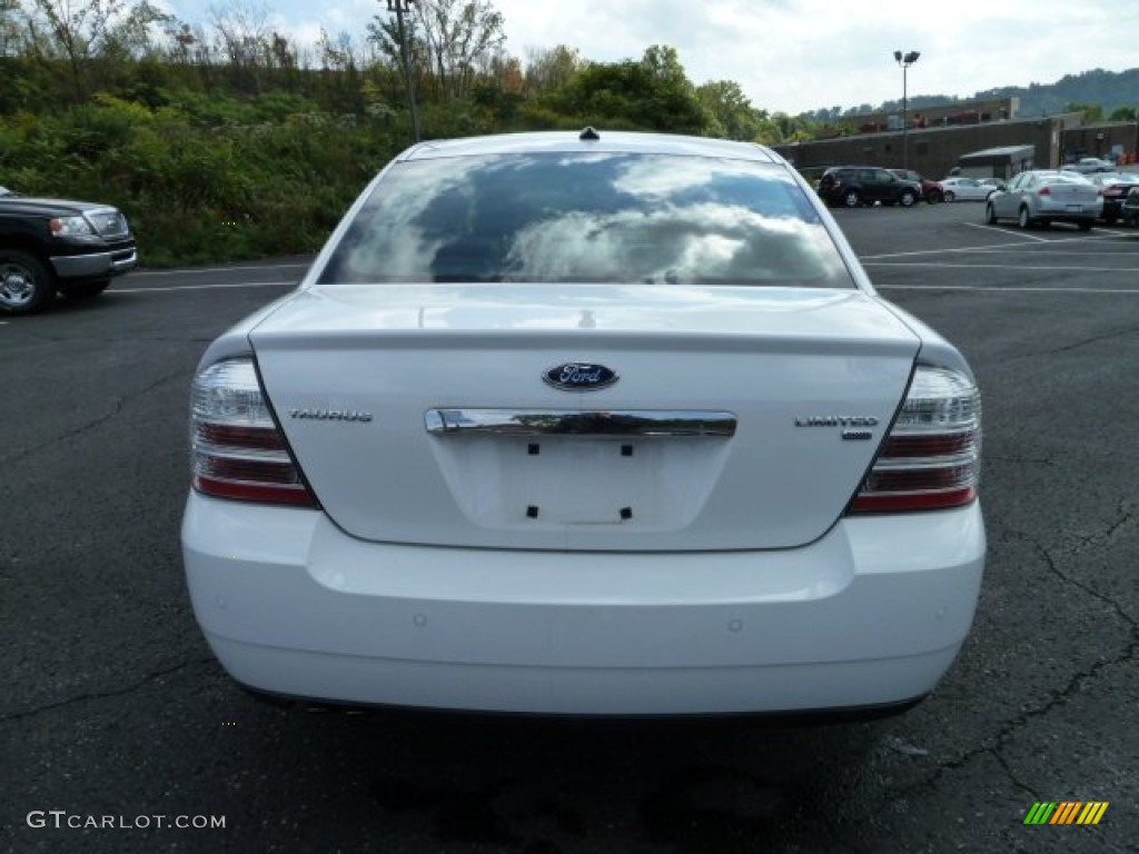 2008 Taurus Limited AWD - Oxford White / Black photo #3