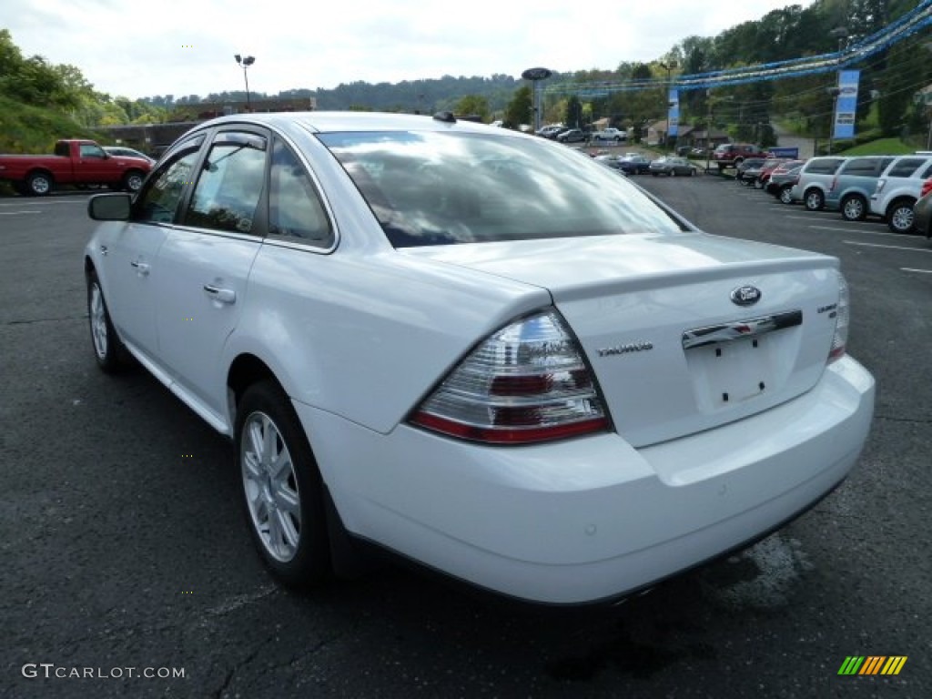 2008 Taurus Limited AWD - Oxford White / Black photo #4