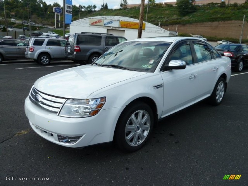 2008 Taurus Limited AWD - Oxford White / Black photo #5