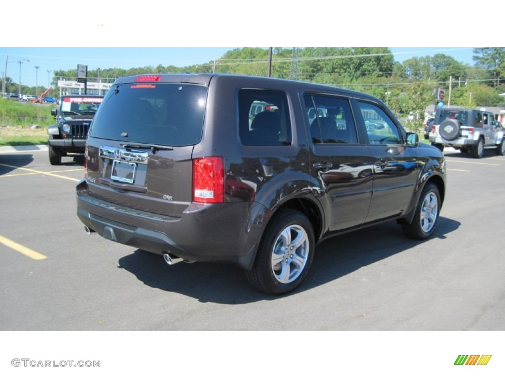Dark Amber Metallic 2012 Honda Pilot EX-L Exterior Photo #54649193
