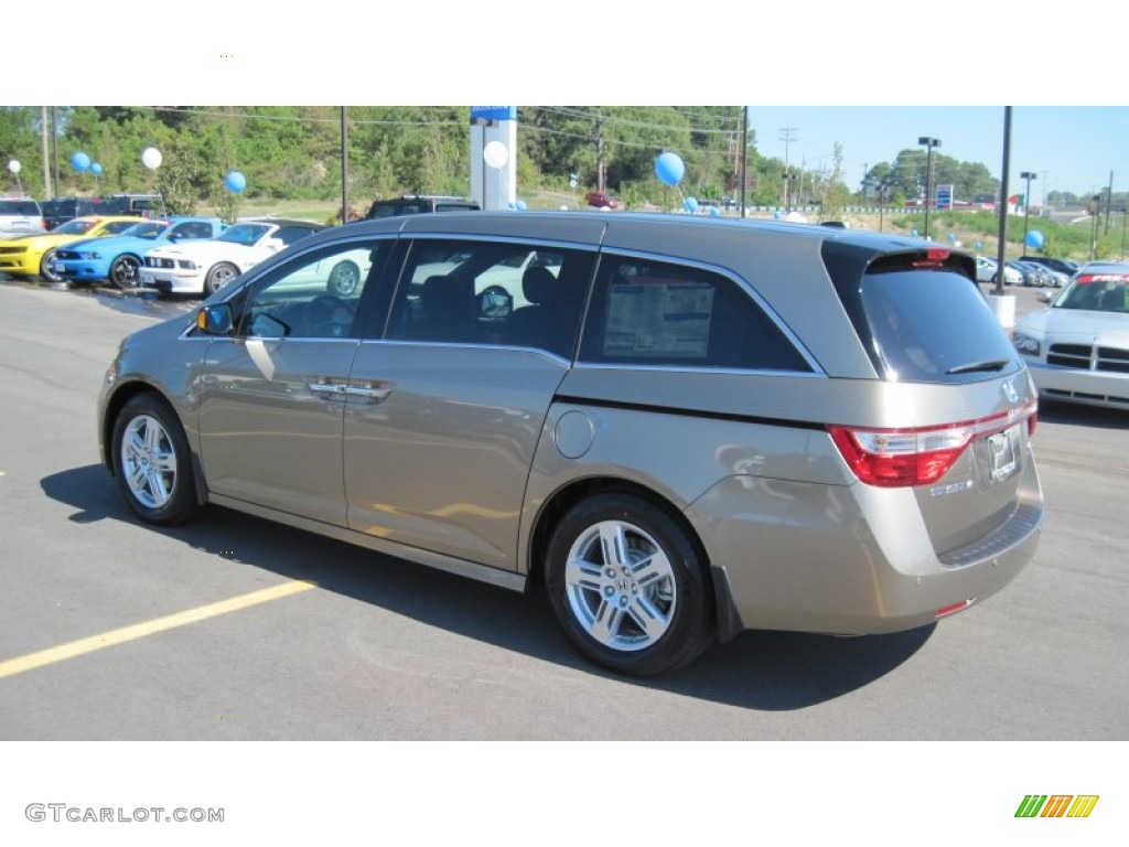 Mocha Metallic 2012 Honda Odyssey Touring Elite Exterior Photo #54649440