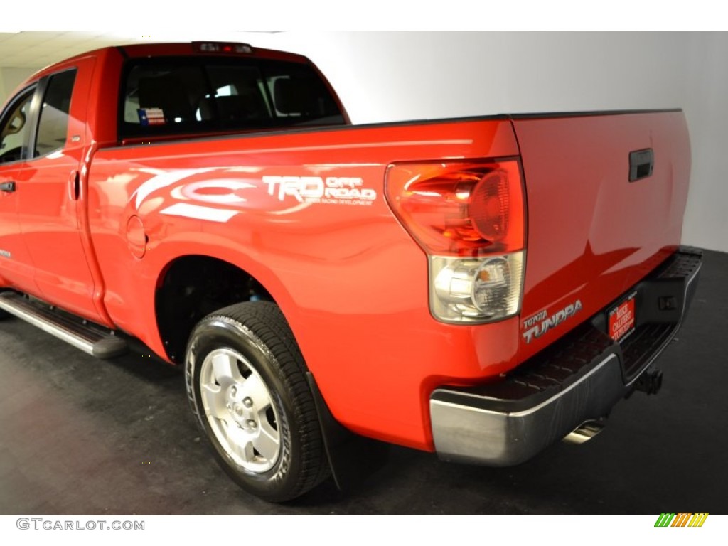 2007 Tundra SR5 TRD Double Cab - Radiant Red / Beige photo #5