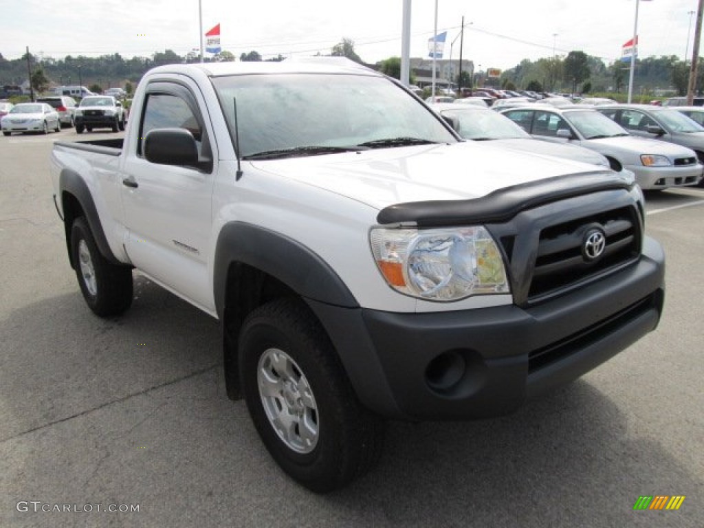 Super White 2006 Toyota Tacoma Regular Cab 4x4 Exterior Photo #54650244