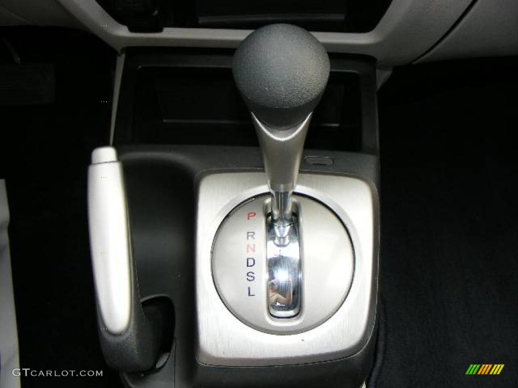 2006 Civic Hybrid Sedan - Alabaster Silver Metallic / Blue photo #15