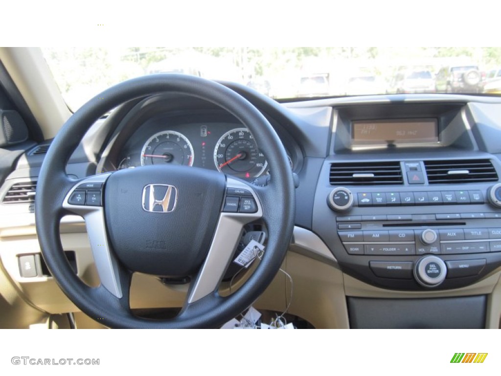 2012 Honda Accord LX Premium Sedan Ivory Dashboard Photo #54650489