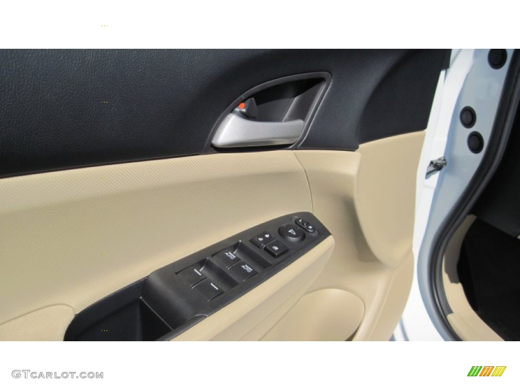 2012 Accord LX Premium Sedan - Taffeta White / Ivory photo #14