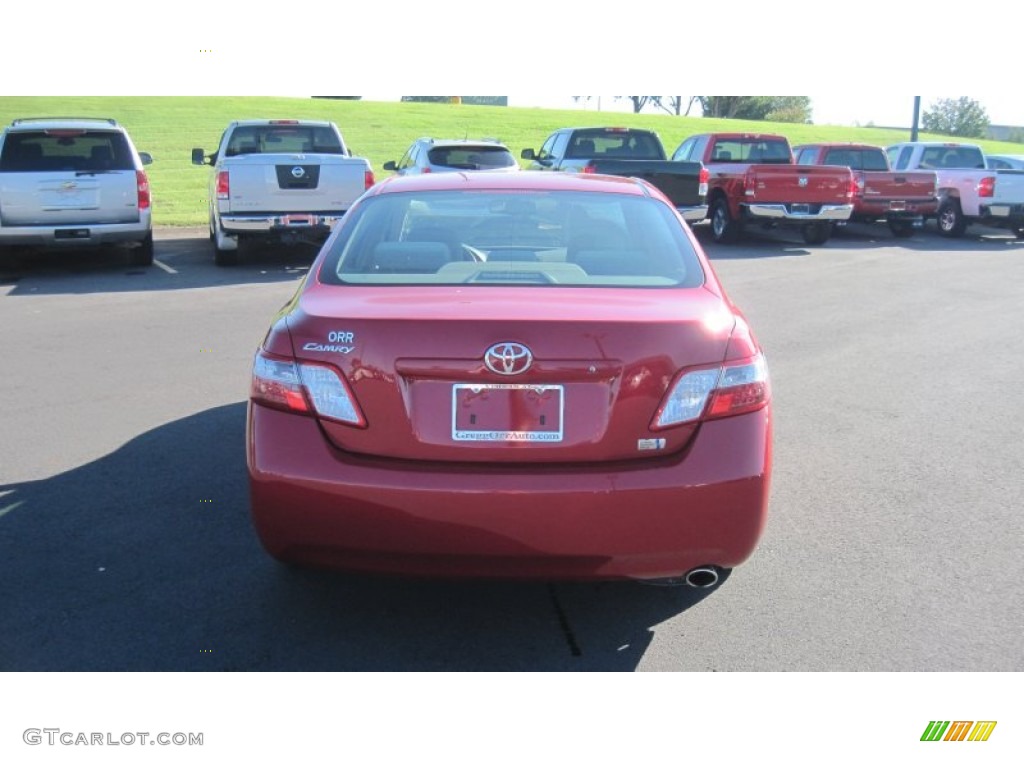 2008 Camry Hybrid - Barcelona Red Metallic / Ash photo #4