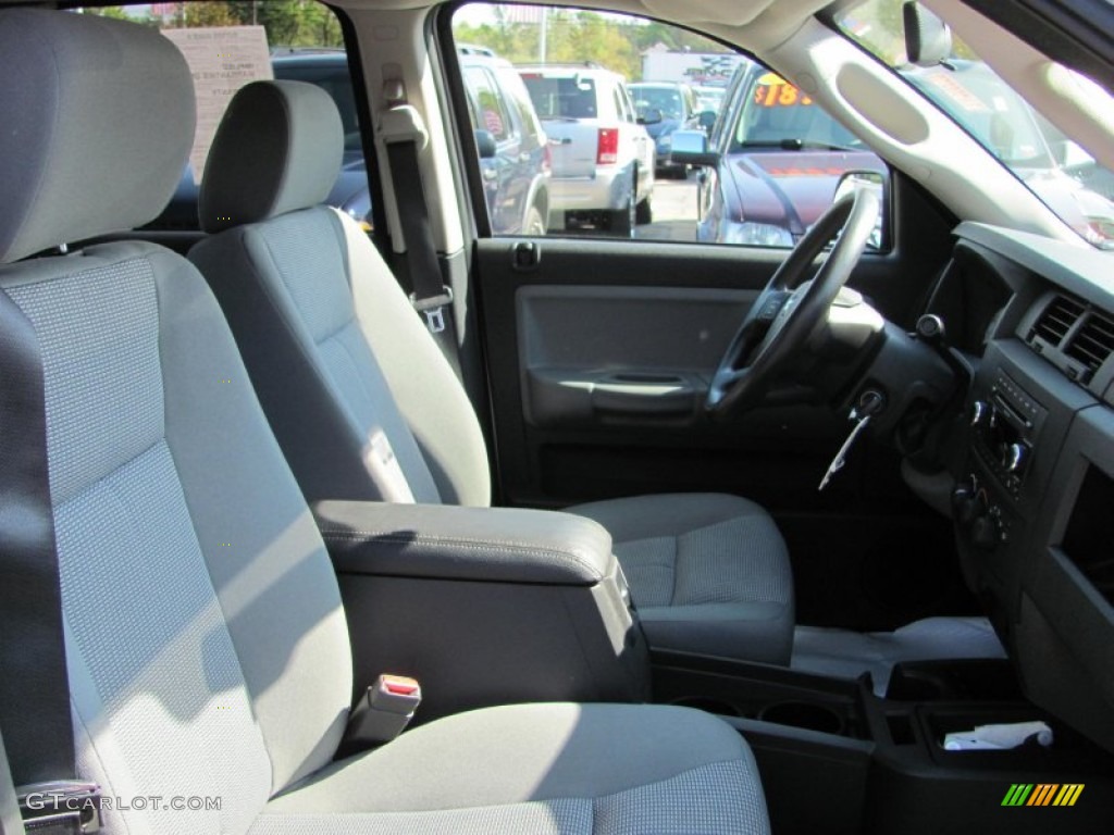 2010 Dakota Big Horn Crew Cab 4x4 - Bright Silver Metallic / Dark Slate Gray/Medium Slate Gray photo #17