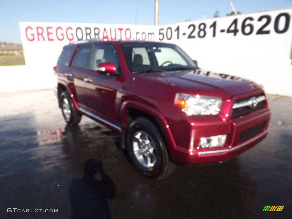 2011 4Runner SR5 4x4 - Salsa Red Pearl / Sand Beige photo #1