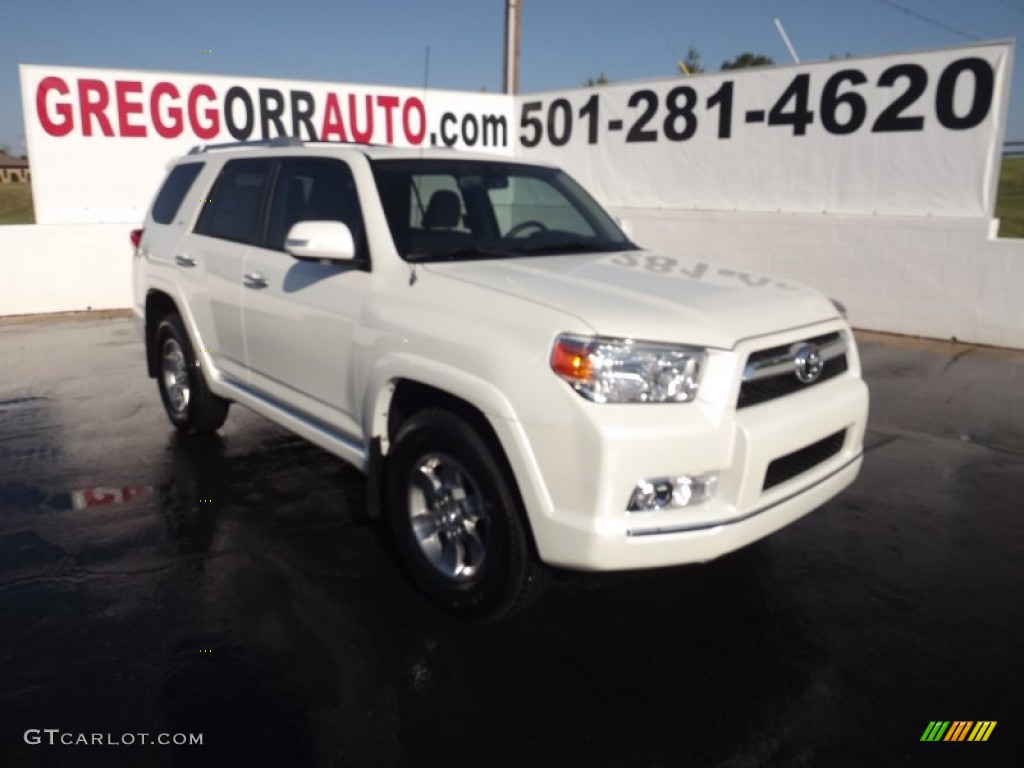 2011 4Runner SR5 - Blizzard White Pearl / Sand Beige photo #1