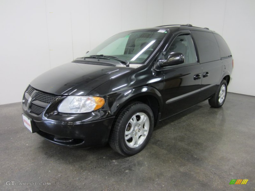 2004 Caravan SXT - Brilliant Black / Medium Slate Gray photo #1