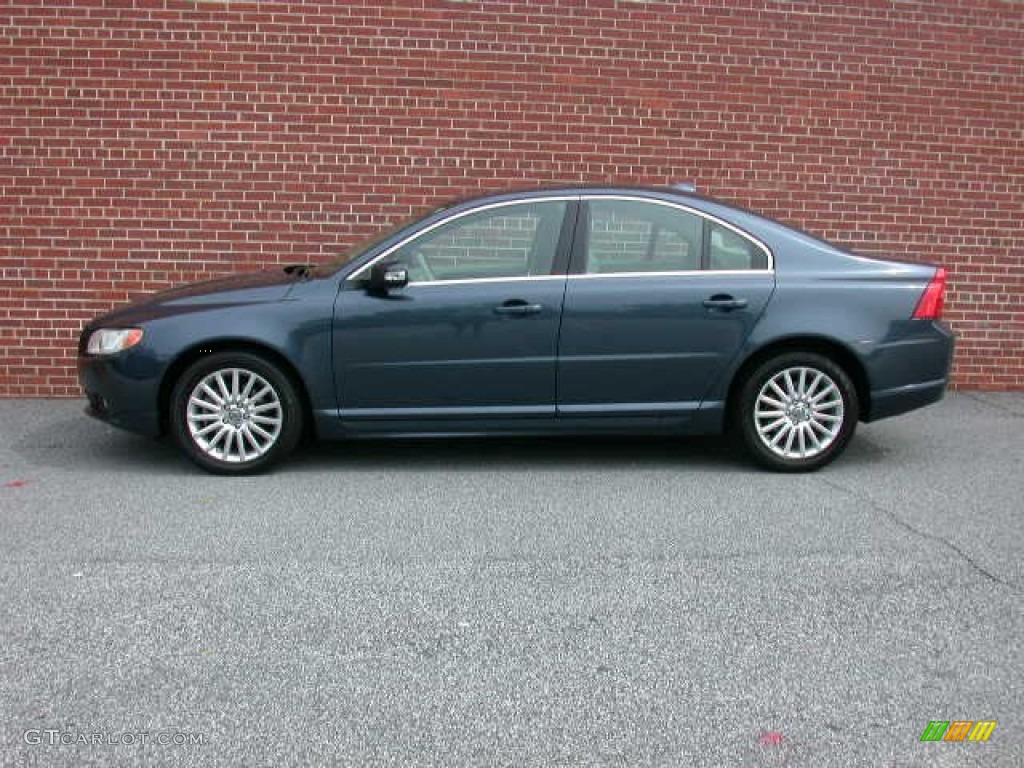 2008 S80 3.2 - Barents Blue Metallic / Sandstone Beige photo #13