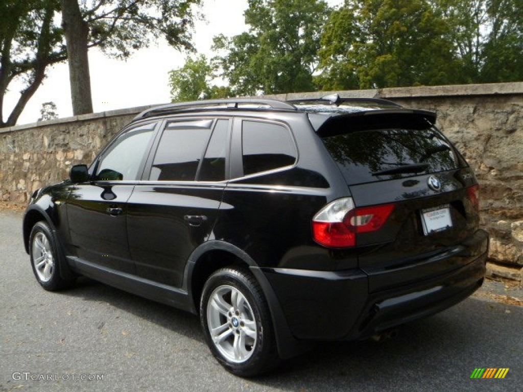 2006 X3 3.0i - Jet Black / Sand Beige photo #6