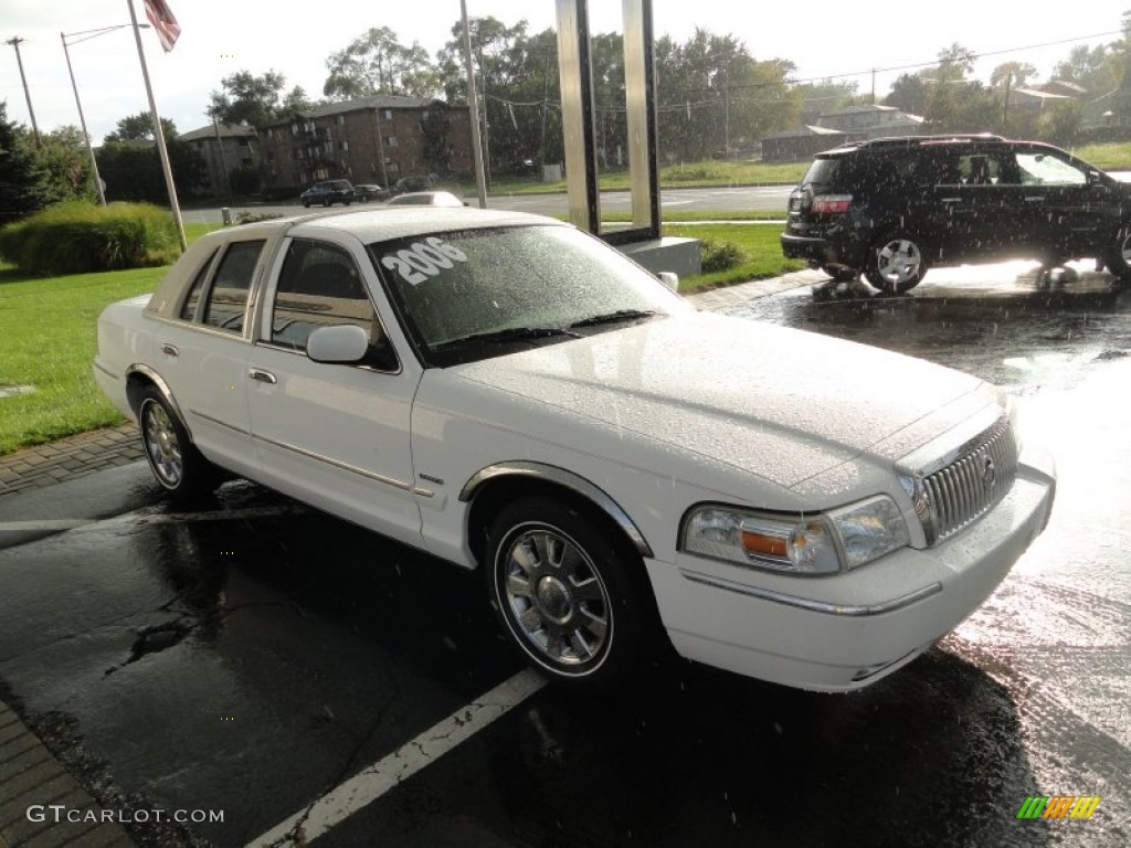 2006 Grand Marquis LS - Vibrant White / Light Camel photo #3