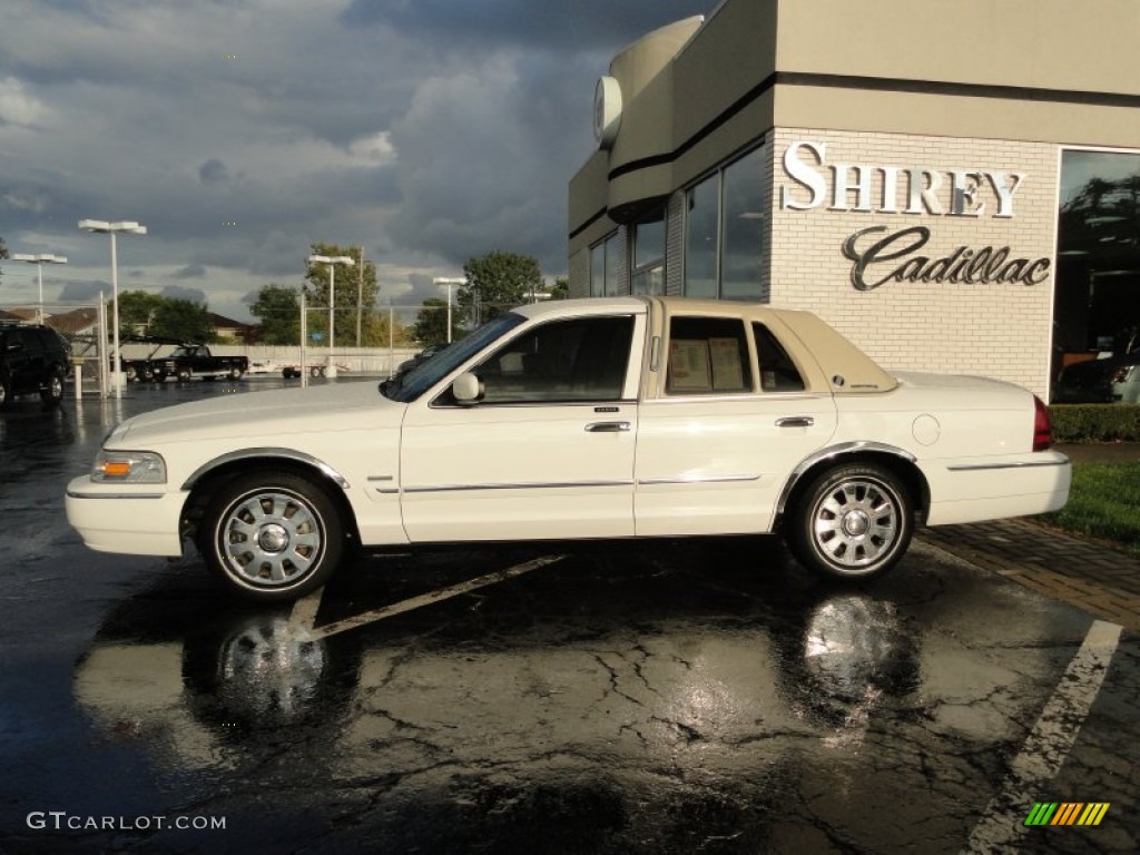 2006 Grand Marquis LS - Vibrant White / Light Camel photo #4